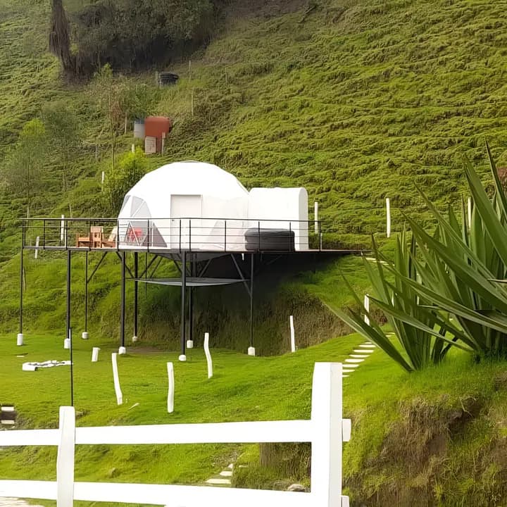 Domo en la naturaleza