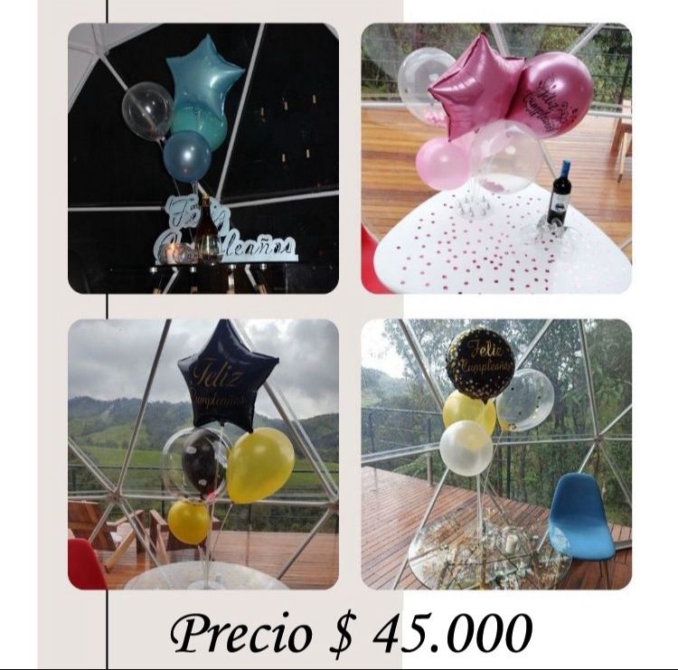 Decoración cumpleaños glamping