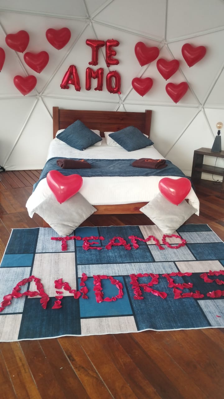 Decoración especial glamping